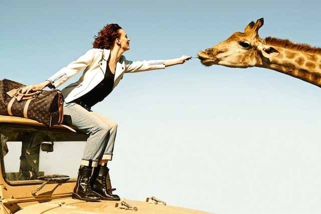 New Louis Vuitton Campaign stars a Giraffe!!